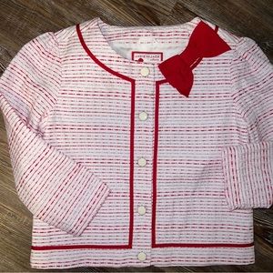 Janie and Jack bouclé jacket size 12 HTF